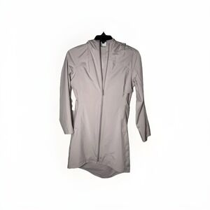 Lululemon Rain Rules Jacke Rare Twilight Rose Mauve Tan Waterproof Hood